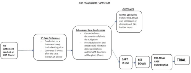 The court dispute resolution framework