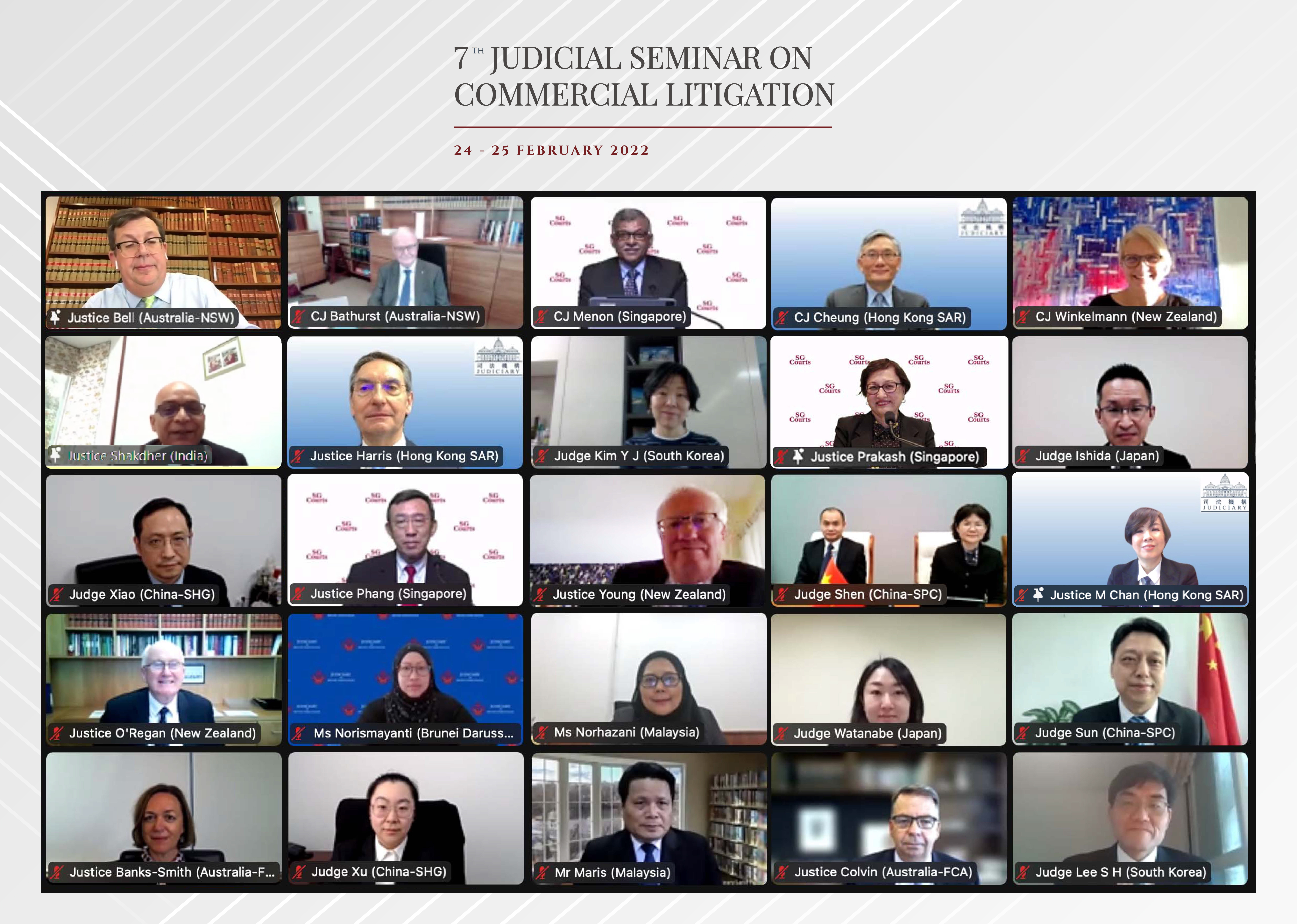 Supreme Court_Judicial Seminar 2022_Photo Collage